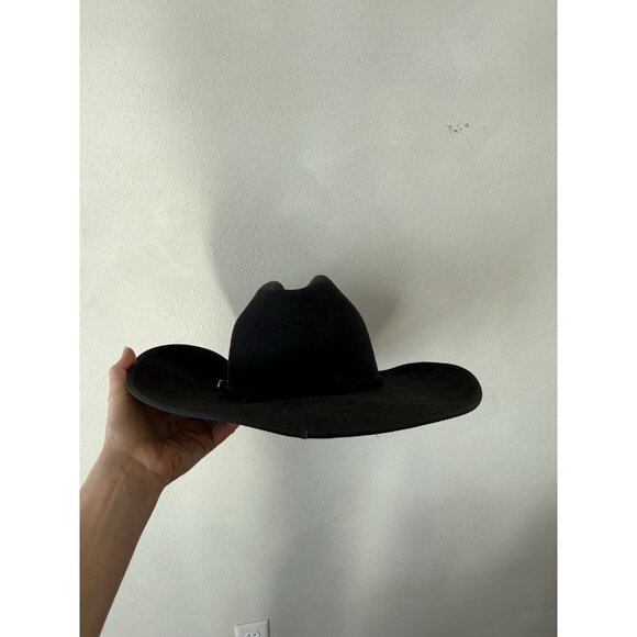 MHT Master Hatters of Texas Western Cowboy Hat Men’s Beaver Blend 7 1/2 60 Black - Picture 2 of 10